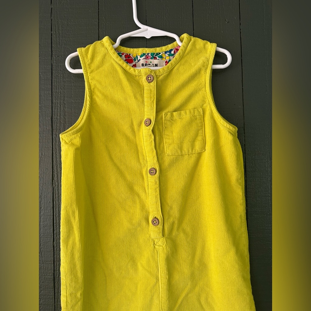 EUC Mini Boden Corduroy Jumpsuit - Picture 2 of 4